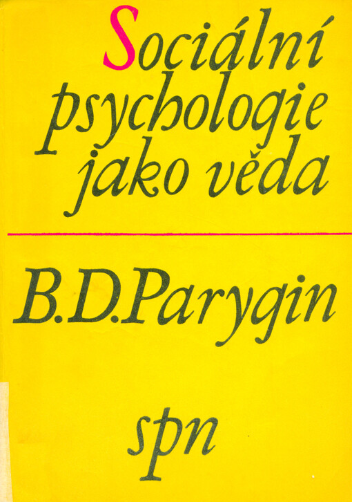 Sociální psychologie jako věda