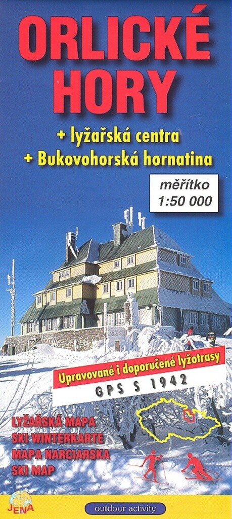 Orlické hory zimní lyžařská mapa 1:50 000 : lyžařská centra ; Bukovohorská hornatina
