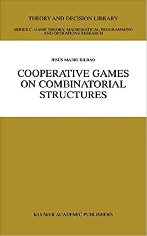 Cooperative games on combinatorial structures