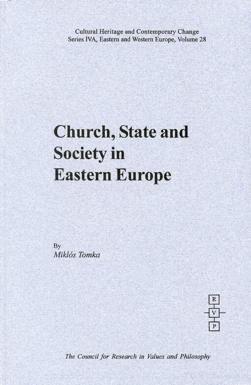 Church, state, and society in Eastern Europe