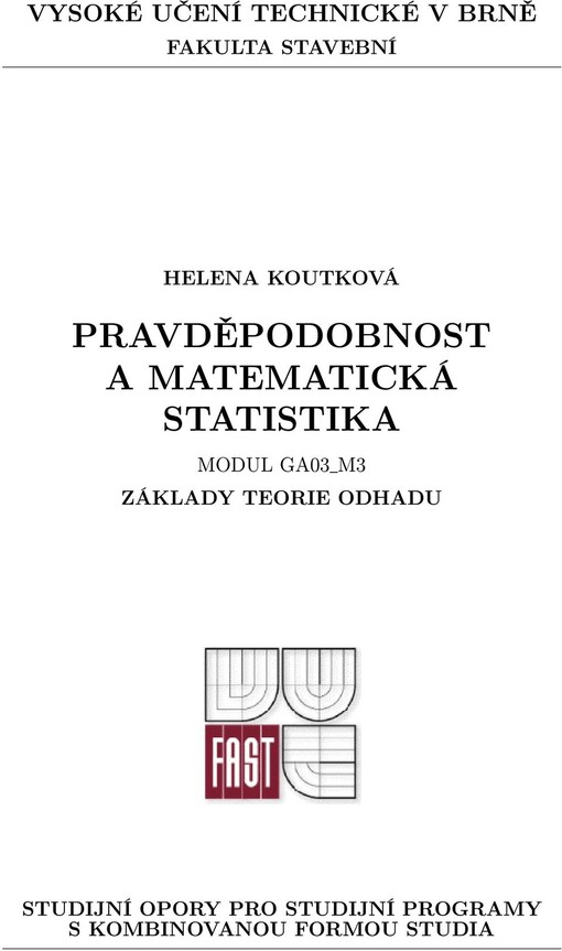 Pravděpodobnost a matematická statistika