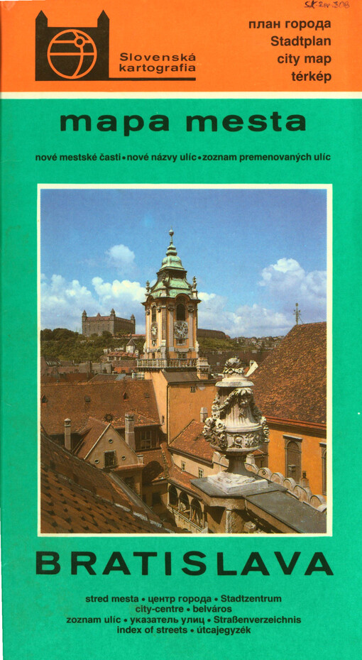 Bratislava : mapa mesta