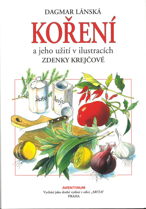 Koření a jeho užití v ilustracích Zdenky Krejčové