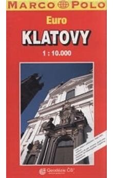 Klatovy plán města 1:10 000 : plán města s výškopisem, mapa okolí, centrum