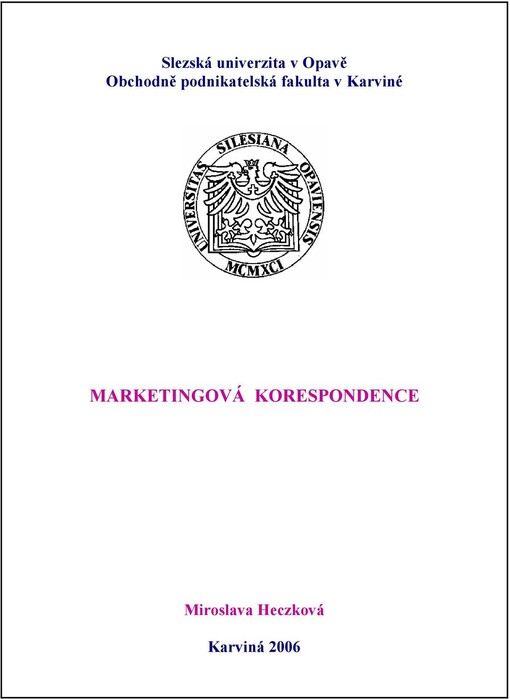 Marketingová korespondence