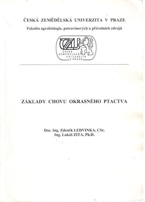 Základy chovu okrasného ptactva