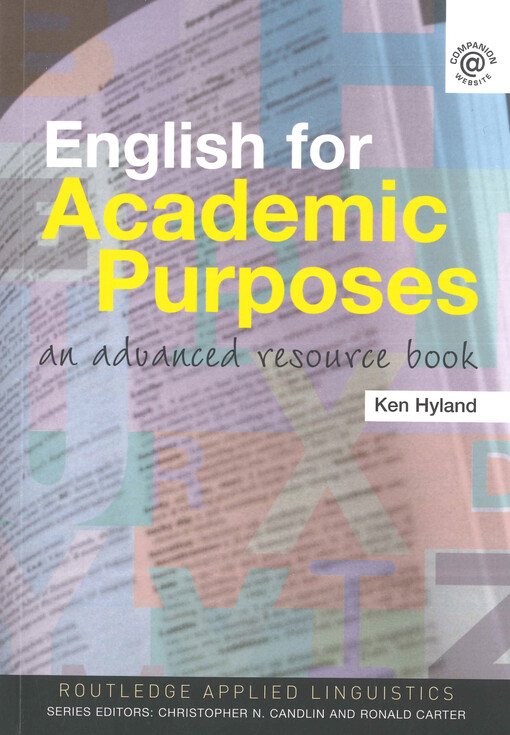 English for academic purposes : an advanced resource book