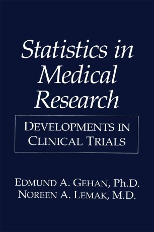 Statistics in Medical Research: Developments in Clinical Trials