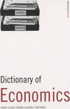 Dictionary of economics