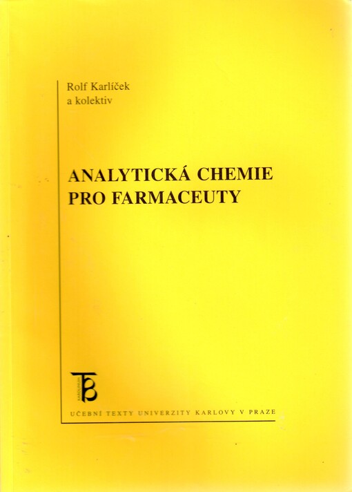 Analytická chemie pro farmaceuty