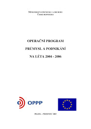 Operační program Průmysl a podnikání na léta 2004-2006