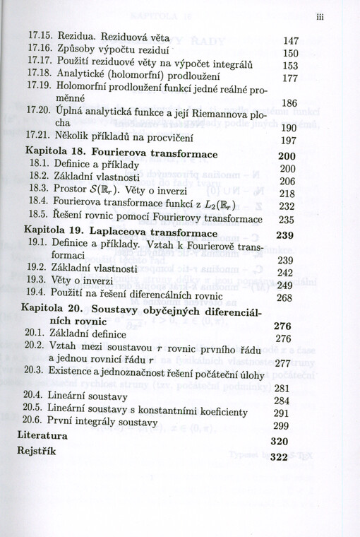 Matematická analýza pro fyziky (IV)