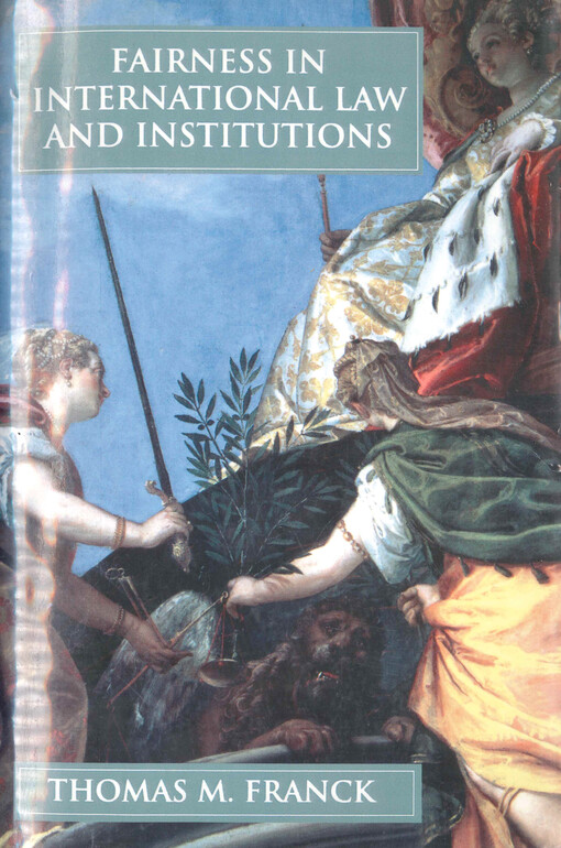 Fairness in international law and institutions