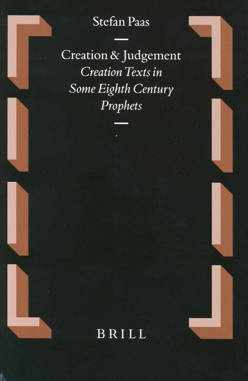 Creation and judgement : creation texts in some eighth century prophets