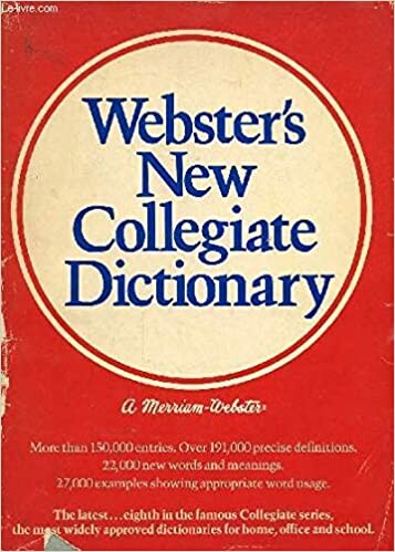 Webster's New Collegiate Dictionary
