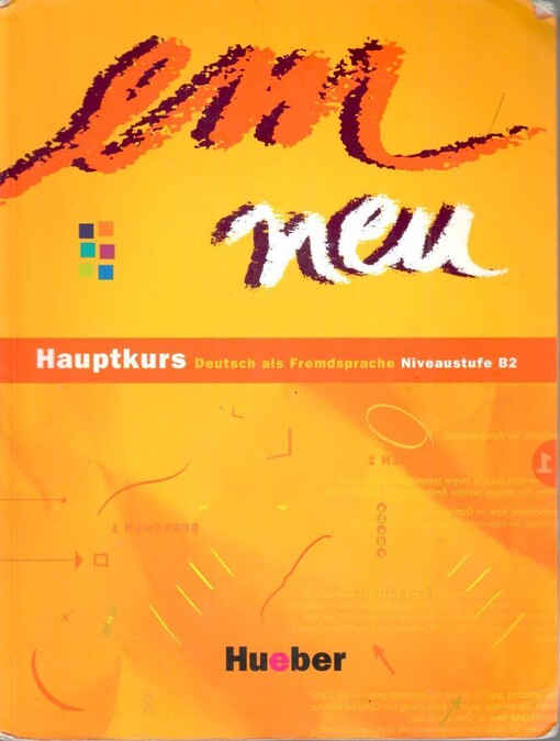 em neu : hauptkurs : Deutsch als Fremdsprache. Niveaustufe 2