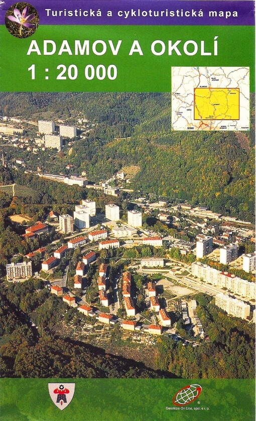 Adamov a okolí turistická a cykloturistická mapa 1:20 000