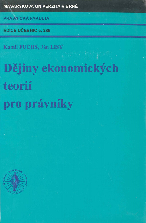 Dějiny ekonomických teorií pro právníky