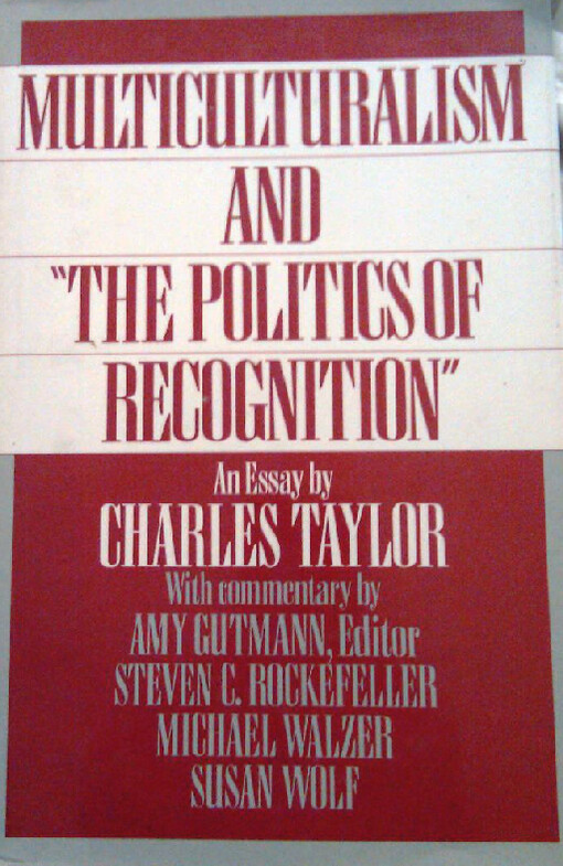 Multiculturalism and the Politics of Recognition: An Essay