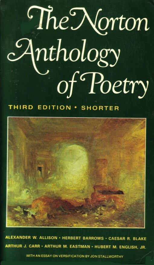 The Norton Anthology of Poetry: Shorter Edition