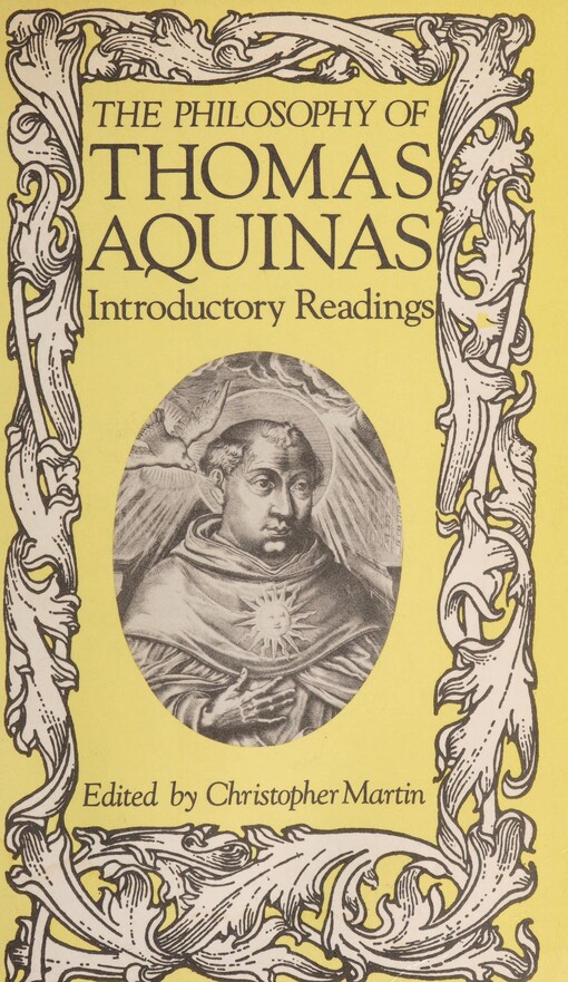 PHILOSOPHY THOMAS AQUINAS CL