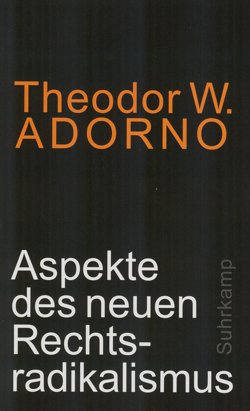 Aspekte des neuen Rechtsradikalismus : ein Vortrag
