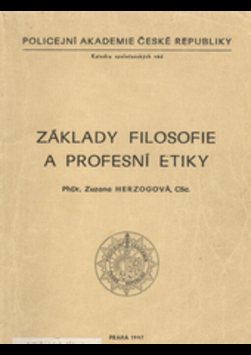 Základy filosofie a profesní etiky