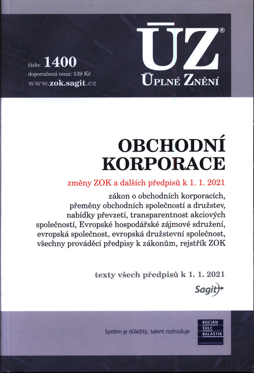 Obchodní korporace 2021