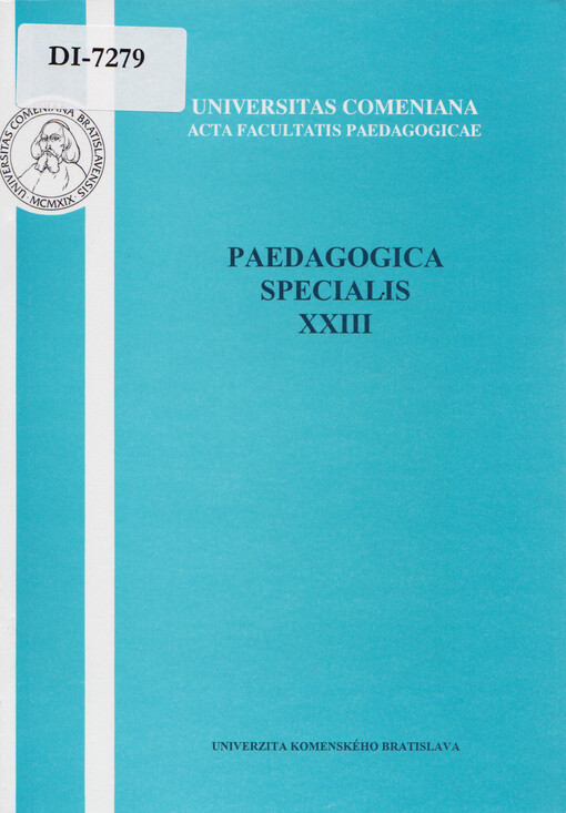 Paedagogica specialis XXIII