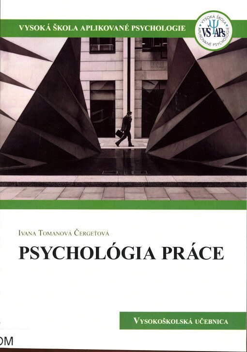 Psychológia práce : vysokoškolská učebnica