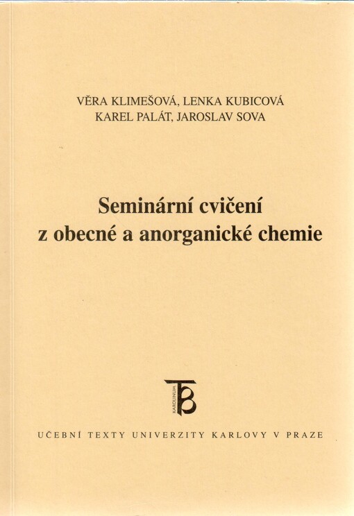 Seminární cvičení z obecné a anorganické chemie