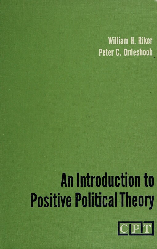 An introduction to positive political theory