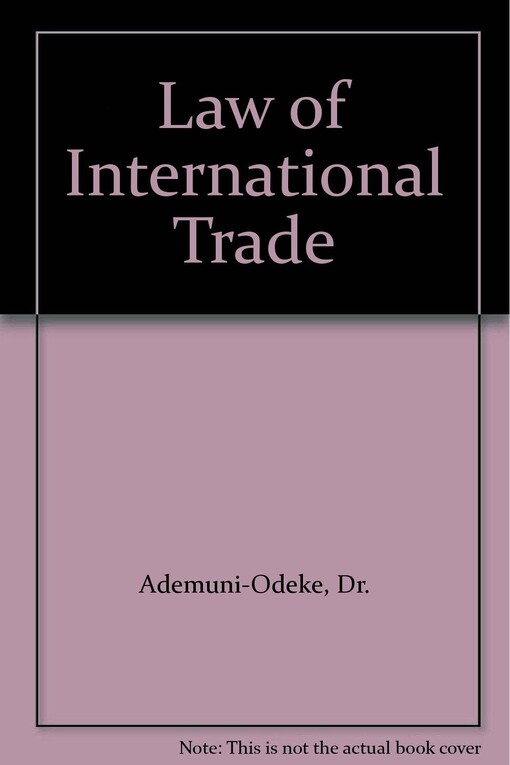 Law of International Trade