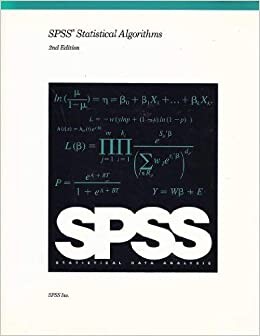 SPSS, Statistical Algorithms