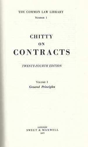Chitty on Contracts (Common Law Library)