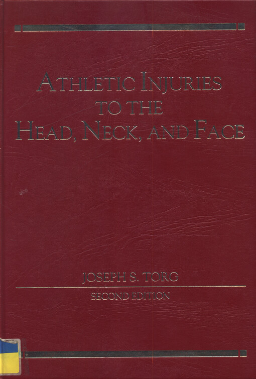 Athletic injuries to the head, neck, and face