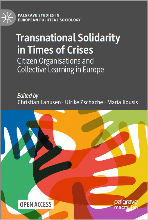 Transnational solidarity in times of crises : Citizen organisations and collective learning in Europe