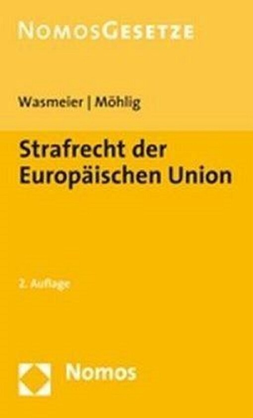 Strafrecht der Europäischen Union