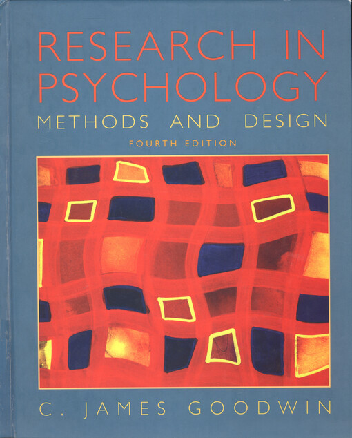 Research in psychology : methods and design