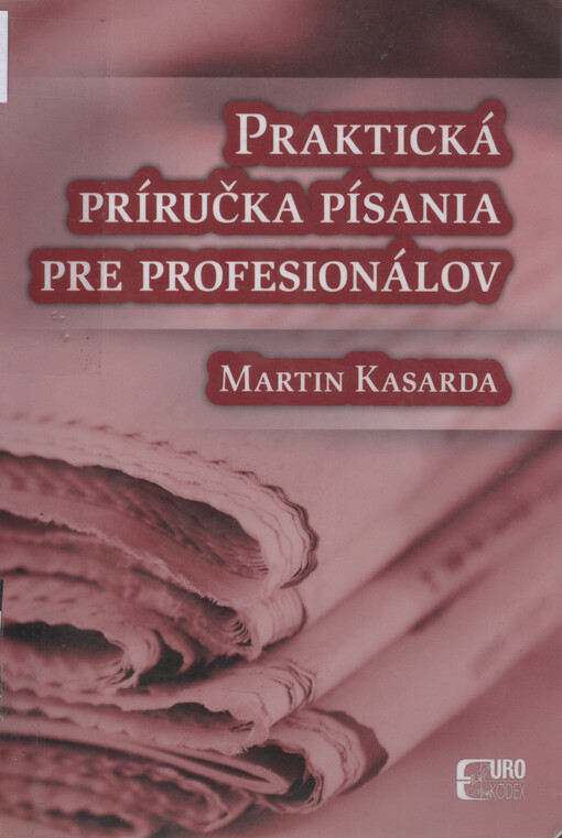 Praktická príručka písania pre profesionálov