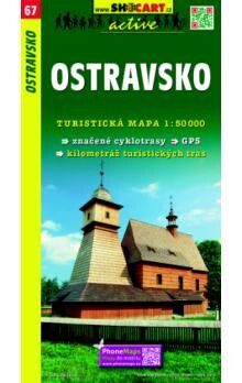 Ostravsko aktualizované vydání, turistické trasy, historické památky, přírodní zajímavosti, ubytování a stravování, podporuje GPS