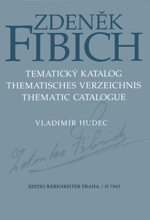 Zdeněk Fibich : tematický katalog