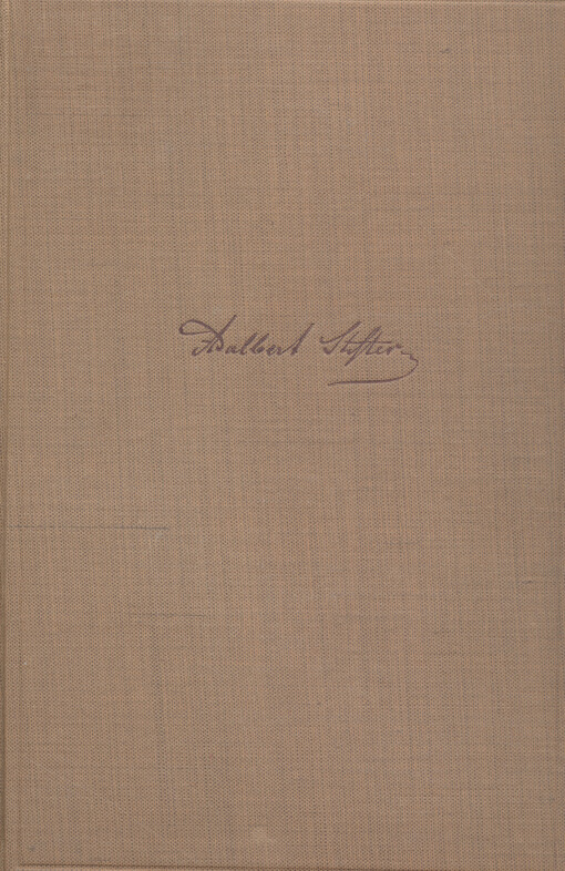 Adalbert Stifter : Geschichte seines Lebens