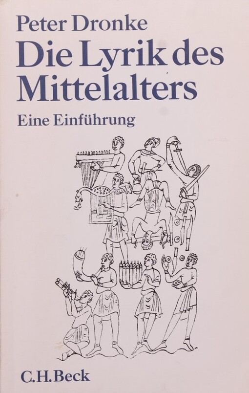 Die Lyrik des Mittelalters. Eine Einführung.