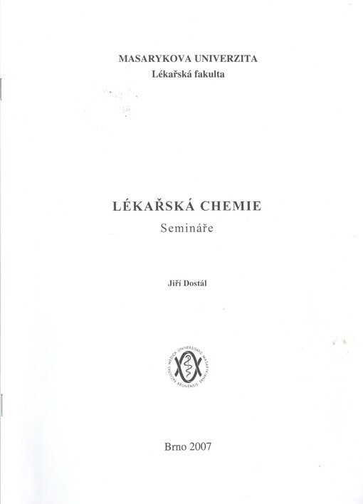 Lékařská chemie: semináře