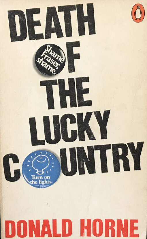 Death of the lucky country