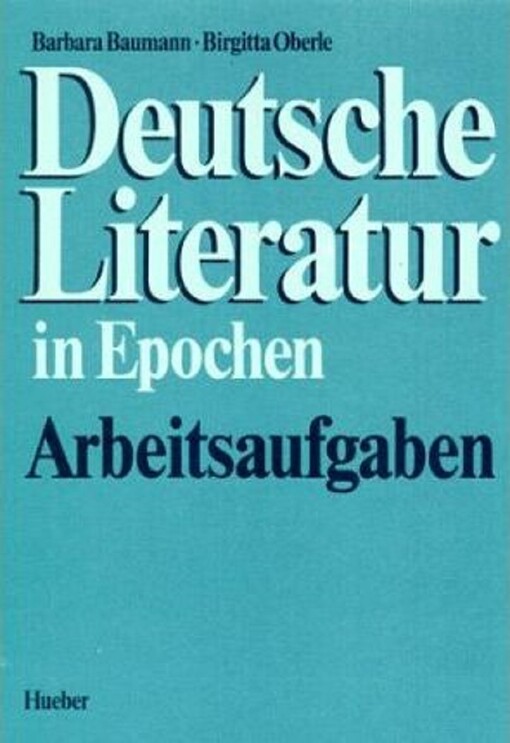 Deutsche Literatur in Epochen