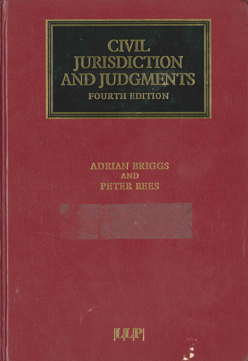 Civil jurisdiction and judgments