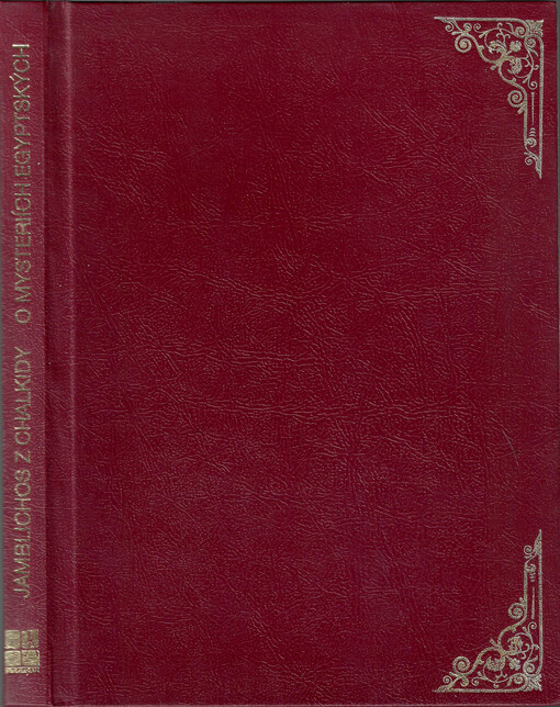 O mysteriích egyptských ; s Dopisem Porfyriovým Anebonu Egypťanu