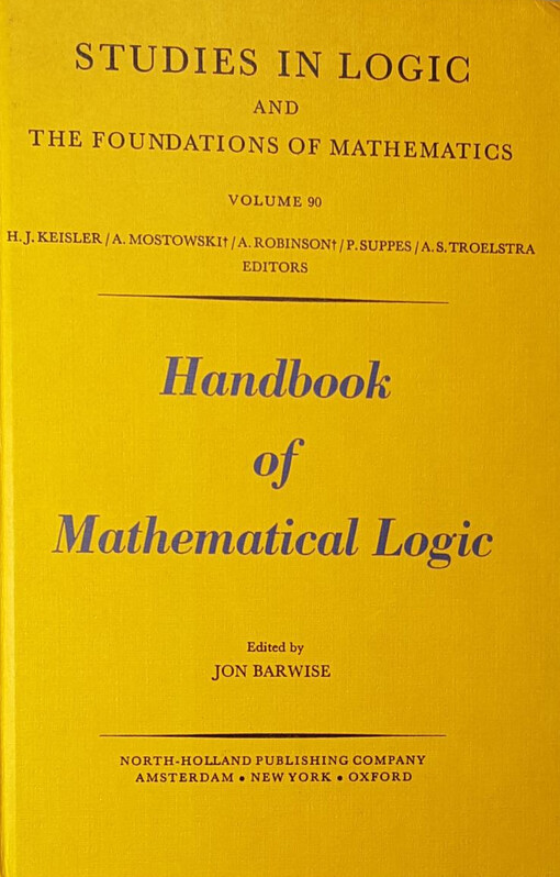Handbook of mathematical logic
